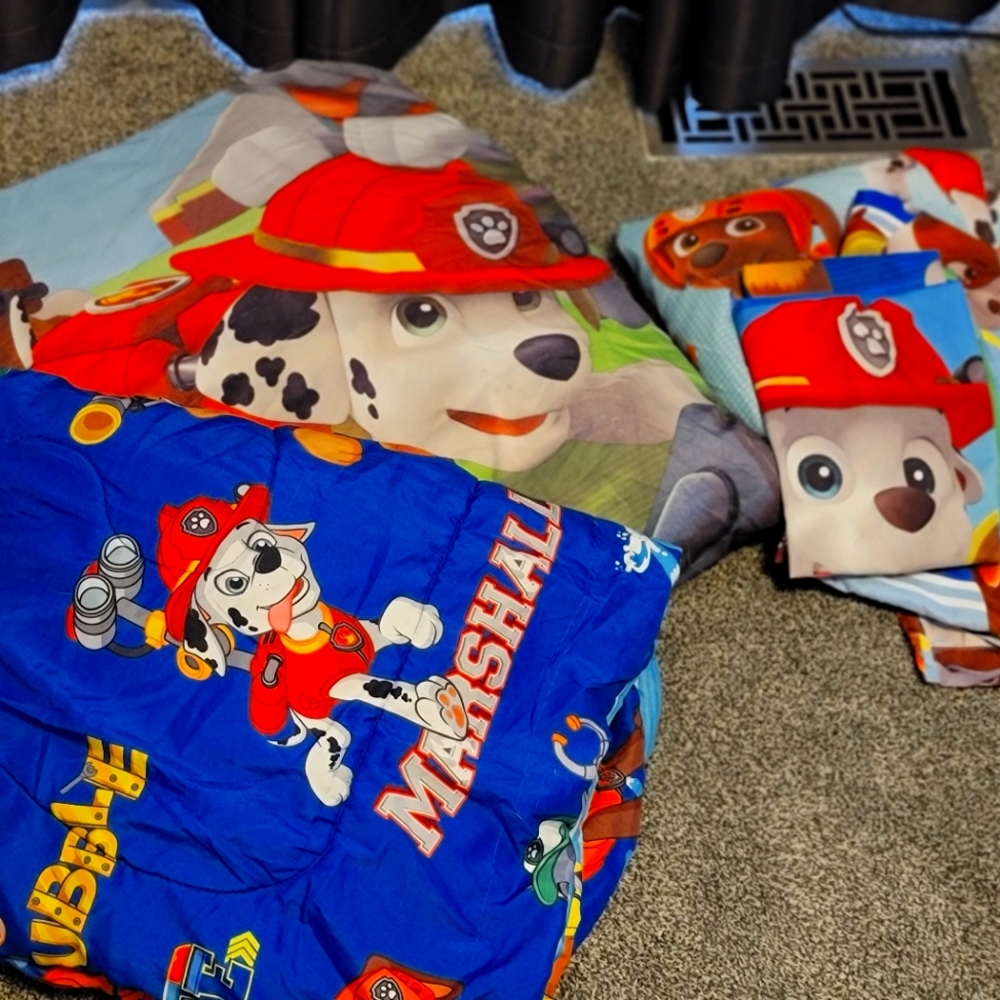 Paw Patrol bed set